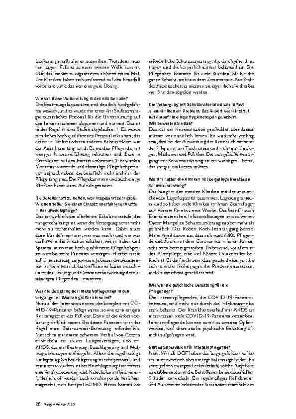 Vorschauseite 3: „Die Krise ist noch nicht vorbei“ - Corona-Pandemie