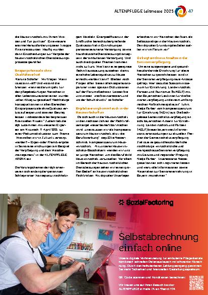 Vorschauseite 2: Hauswirtschaft immer wieder neu denken