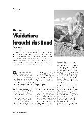 Vorschauseite 1: Fleischkonsum: Weidetiere braucht das Land