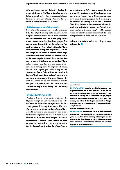 Vorschauseite 3: Digitalisierungsstrategie bringt Mensch, Technologie und Organisation zusammen