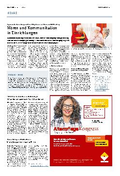 Vorschauseite 1: Hören und Kommunikation in Einrichtungen