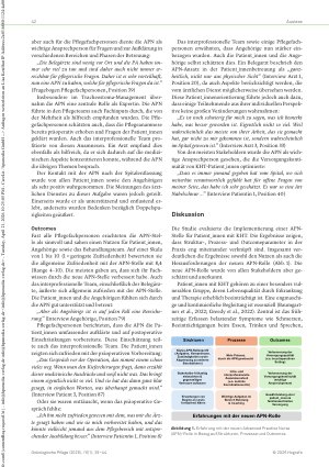 Vorschauseite 4: Evaluation einer APN-Rolle bei chirurgischen Patientinnen mit einem Mundhöhlenoder Kieferkarzinom