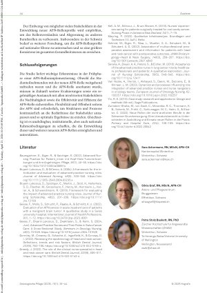 Vorschauseite 6: Evaluation einer APN-Rolle bei chirurgischen Patientinnen mit einem Mundhöhlenoder Kieferkarzinom
