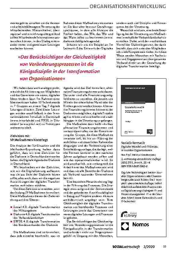 Vorschauseite 2: TRANSFORMATION Digitale Agenda