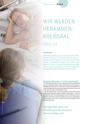 Vorschauseite 1: Wir werden Hebammen-Kreißsaal Teil 11