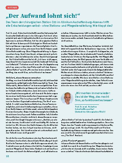 Vorschauseite 1: "Der Aufwand lohnt sich! "