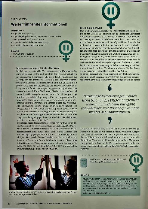 Vorschauseite 5: Die Menopause ist von Bedeutung.
