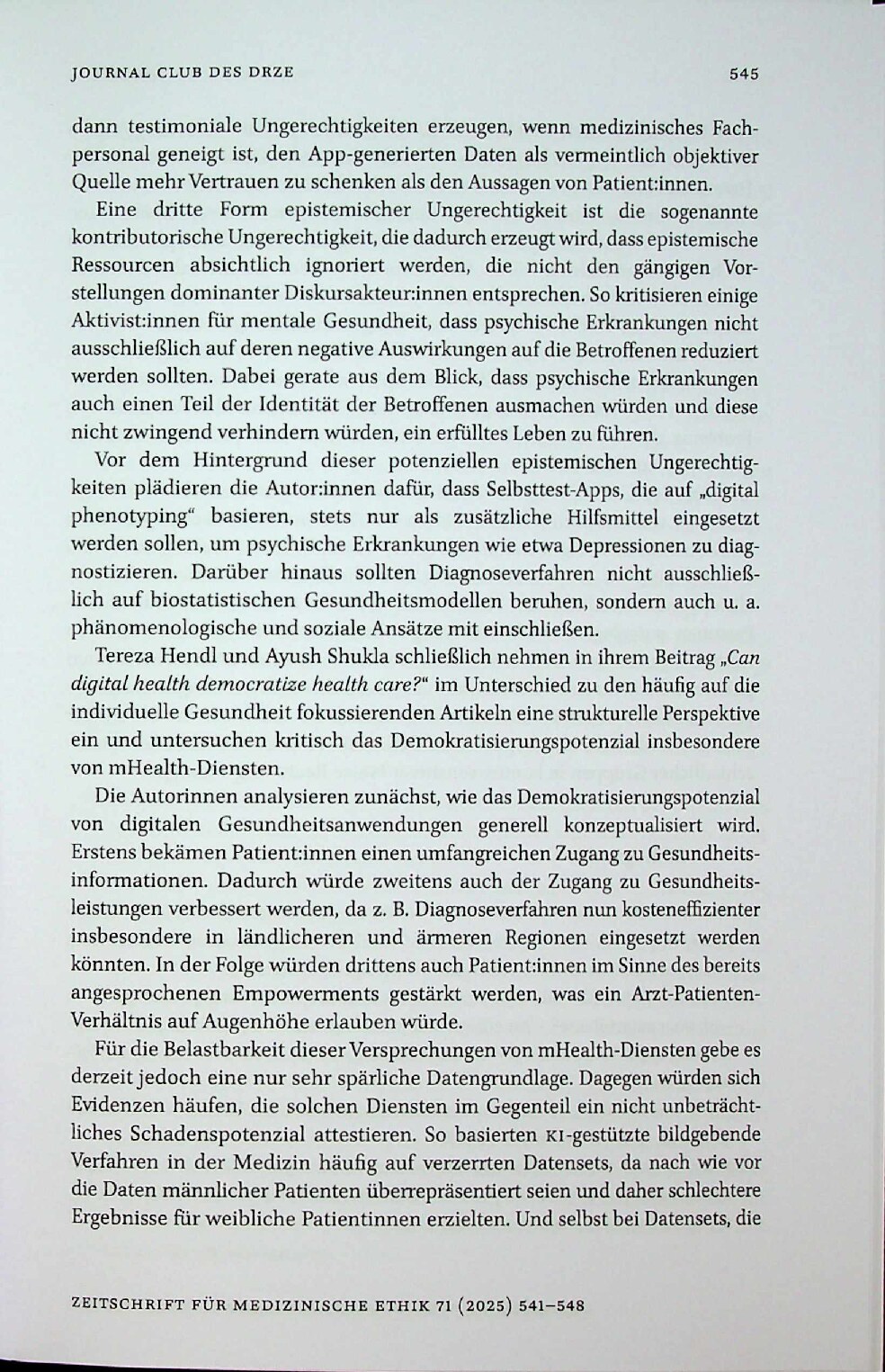 Vorschauseite 5: Ethische Aspekte von mHealth