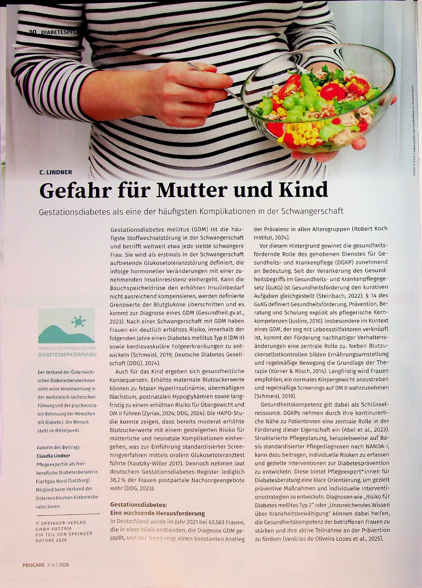 Vorschauseite 1: Gefahr für Mutter und Kind: Gestationsdiabetes als eine der häufigsten Komplikationen in der Schwangerschaft