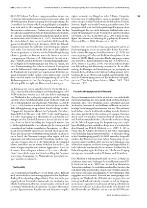 Vorschauseite 2: Offenheit und psychopathy: Eine Clusteranalyse in forensischer Suchtbehandlung gemäß § 64 StGB