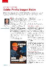 Vorschauseite 1: Kopfschutz am Arbeitsplatz. Echte Profis tragen Helm.