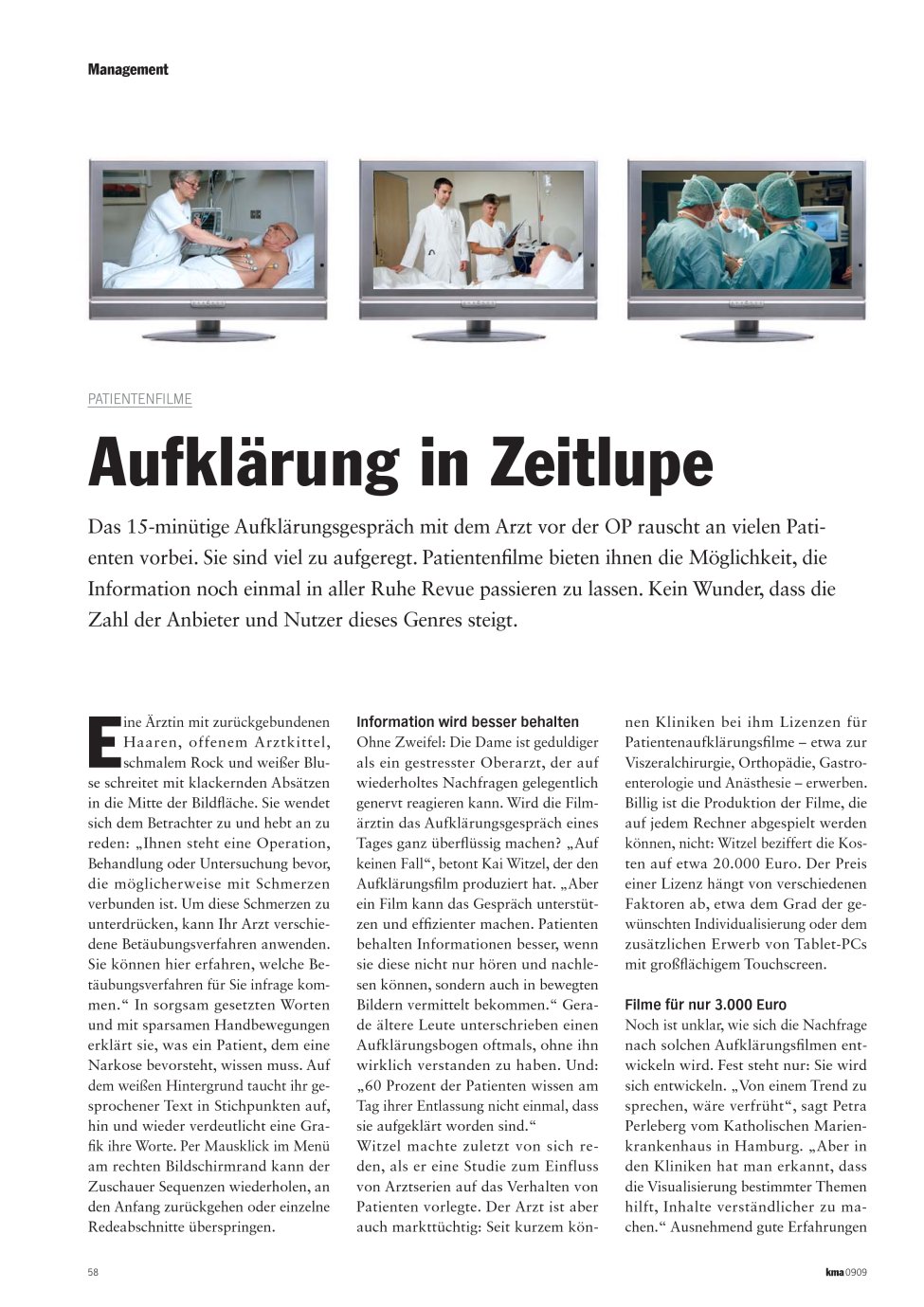 Vorschauseite 1: Aufklärung in Zeitlupe