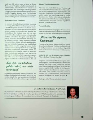 Vorschauseite 4: „Wir müssen dieses Wissen wiedererlangen“ Deswegen sind Vitalpilze gerade heute wichtig