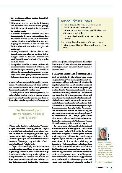 Vorschauseite 2: Veränderungen gemeinsam gestalten