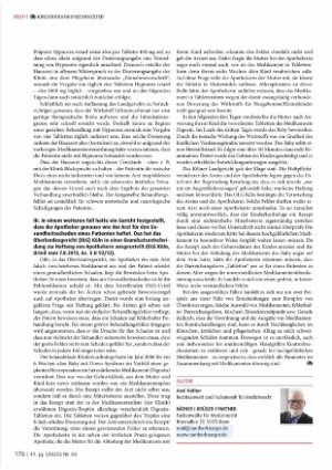 Vorschauseite 4: „Davon nehmen Sie bitte morgens und abends jeweils eine. .. " - Falsche Berechnung der Dosis, falsche Medikamente oder fehlerhafte Darreichungsform