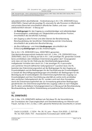 Vorschauseite 3: Was ist Gegenstand des im AGG ausgesprochenen Benachteiligungsverbotes?