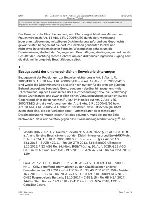 Vorschauseite 5: Was ist Gegenstand des im AGG ausgesprochenen Benachteiligungsverbotes?