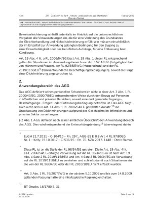 Vorschauseite 6: Was ist Gegenstand des im AGG ausgesprochenen Benachteiligungsverbotes?