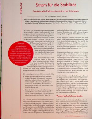 Vorschauseite 1: Strom für die Stabilität Funktionelle Elektrostimulation der Glutaeen