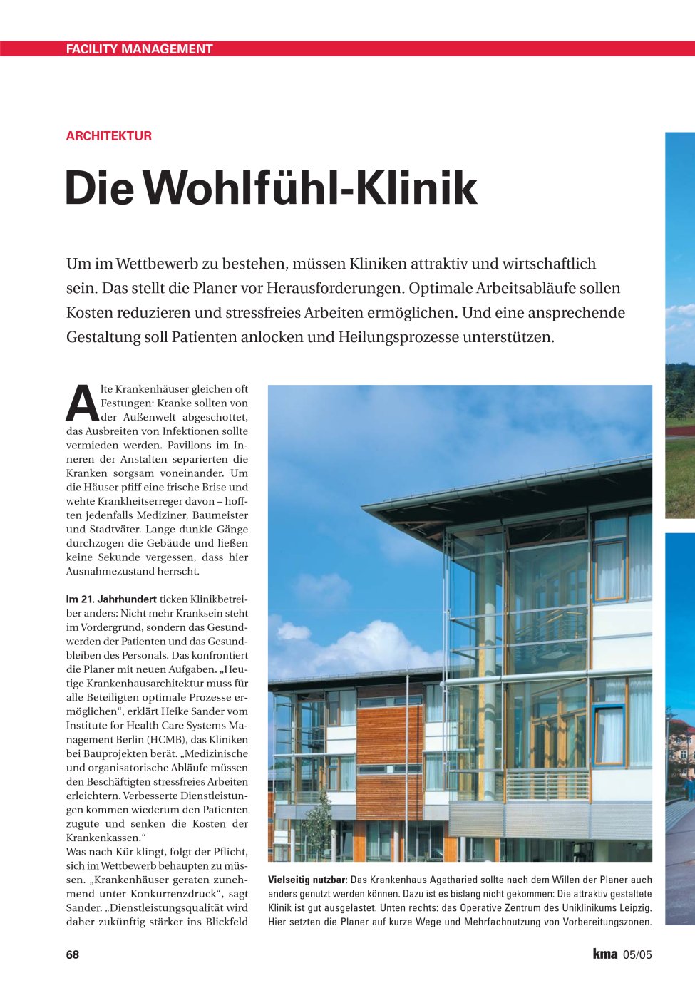 Vorschauseite 1: Die Wohlfühl-Klinik