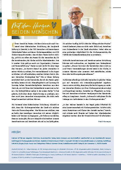 Vorschauseite 2: Christliche Gesundheitskompetenz: eine Umfrage