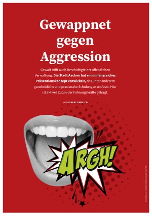 Vorschauseite 1: Gewappnet gegen Aggression