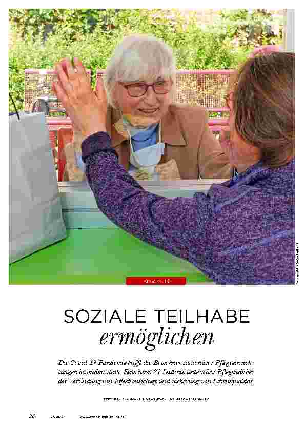 Vorschauseite 1: SOZIALE TEILHABE ermöglichen