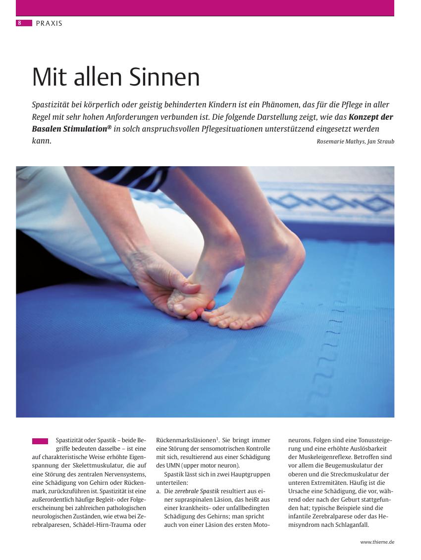 Vorschauseite 1: Mit allen Sinnen