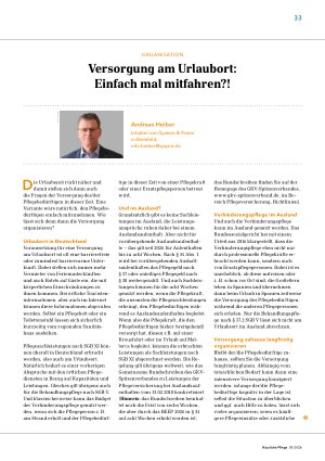 Vorschauseite 1: Versorgung am Urlaubort: Einfach mal mitfahren? !