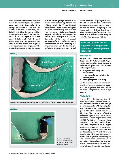 Vorschauseite 4: Videolaryngoskopie – immer und überall? Wissenschaftliche Evidenz und aktueller Stellenwert der Videolaryngoskopie in der Anästhesiologie