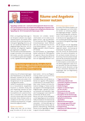 Vorschauseite 1: Räume und Angebote besser nutzen