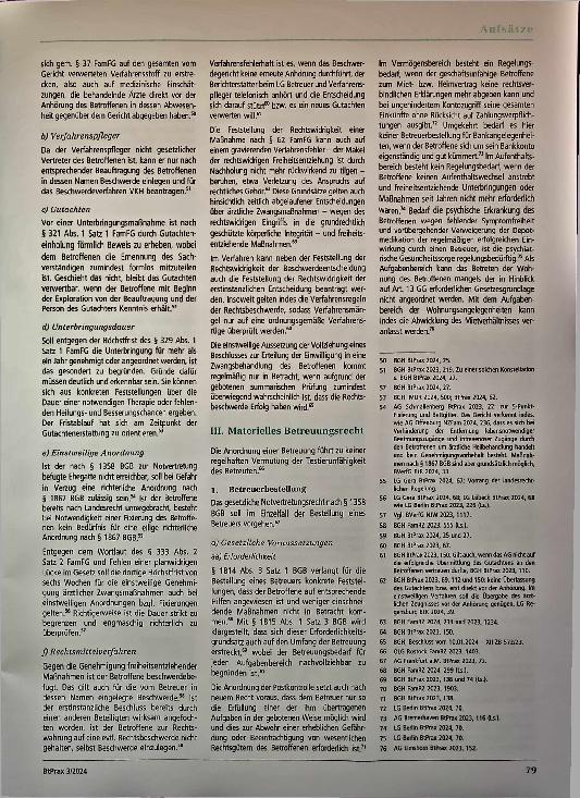 Vorschauseite 3: Aktuelles aus dem Betreuungsrecht