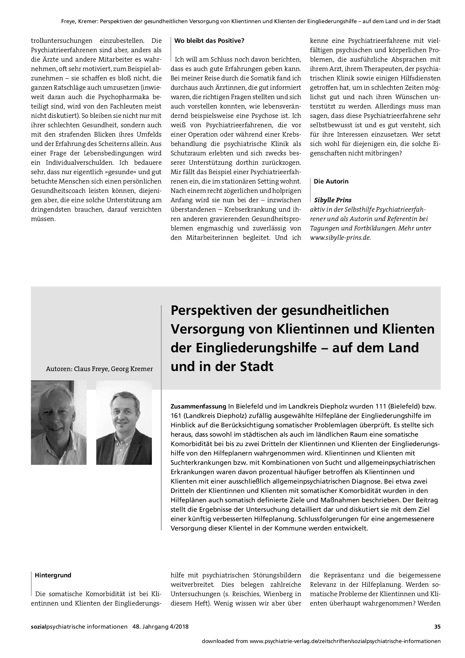 Vorschauseite 3: Zwischen »Alles psychisch« und »Keine Ahnung«