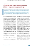 Vorschauseite 1: Case Management auf Organisationsebene (Teil 2) – Implementierungsvorschläge