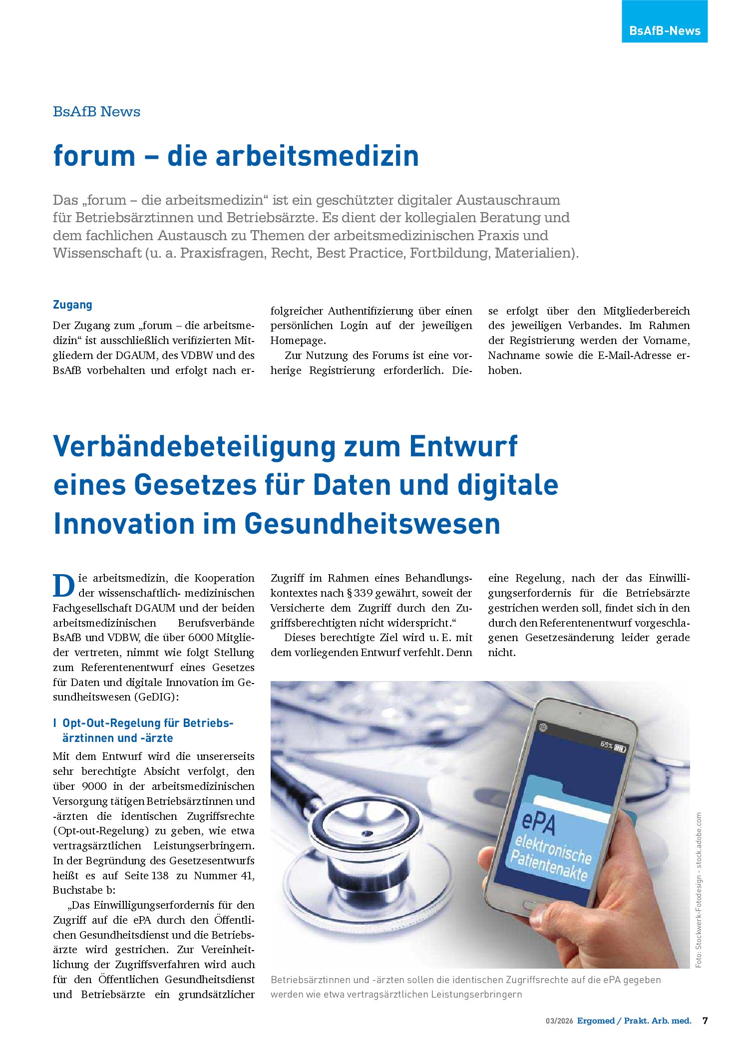 Vorschauseite 1: Verbändebeteiligung zum Entwurf eines Gesetzes für Daten und digitale Innovation im Gesundheitswesen
