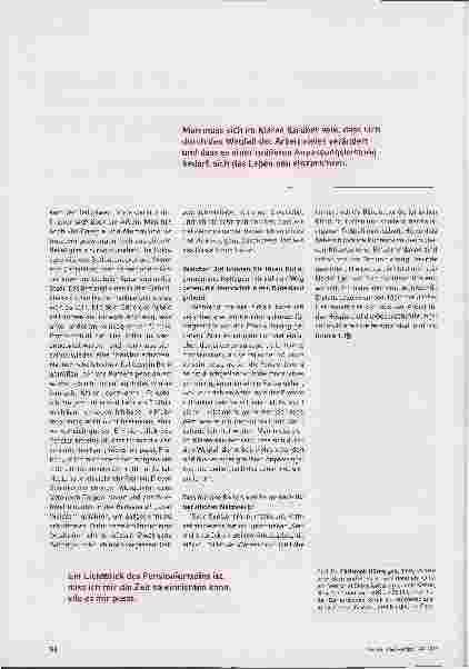 Vorschauseite 3: Wie geht es Ihnen seit Ihrer Pensionierung? - Über Müdigkeiten, das Alter und neue Aufbrüche. Ein Gespräch mit Prof. Dr. Christof Hürny