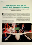 Vorschauseite 1: med.Logistica 2022: Von der Medi-Drohne bis zum OP-Transporter