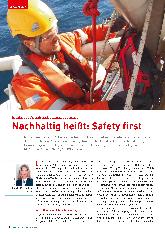 Vorschauseite 1: Effektives Arbeitsschutzmanagement. Nachhaltig heißt: Safety first.