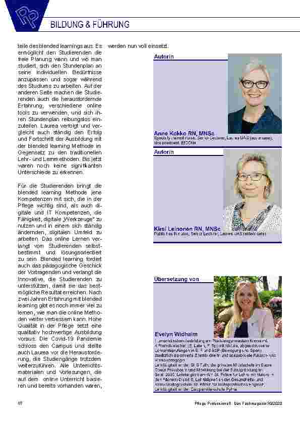 Vorschauseite 3: Virtual Online studieren, um Krankenpfleger*in zu werden.