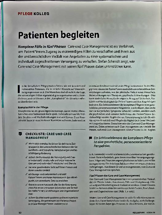Vorschauseite 1: Patienten begleiten