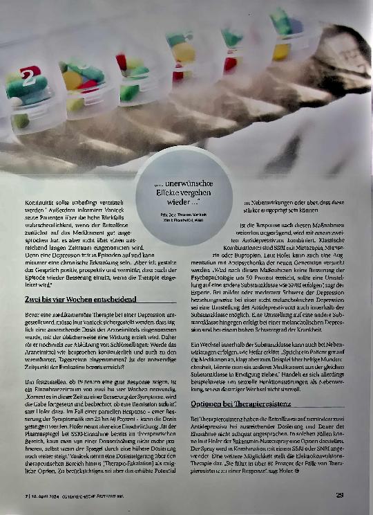 Vorschauseite 2: Pseudo-Therapie-Resistenz ausschließen