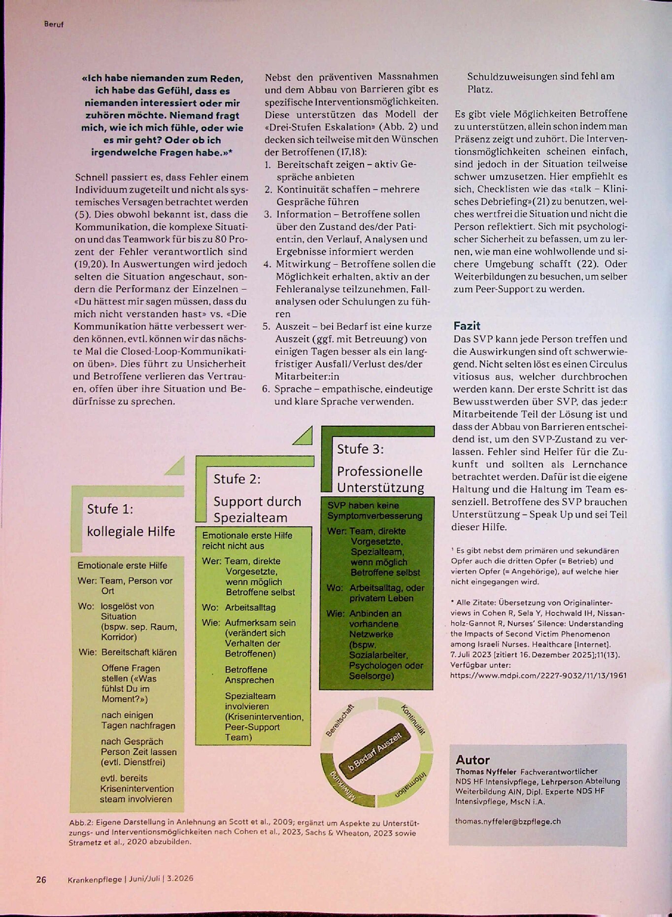 Vorschauseite 3: Second-Victim-Phänomen – Speak Up