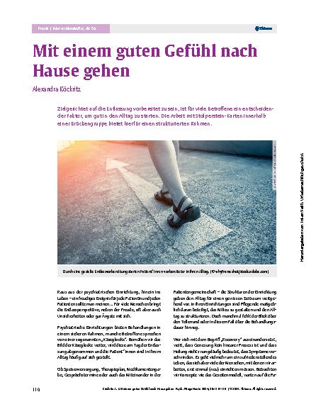Vorschauseite 1: Mit einem guten Gefühl nach Hause gehen.