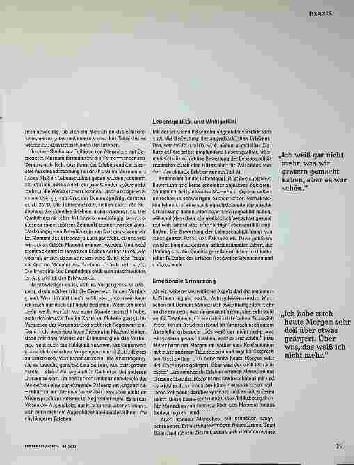 Vorschauseite 2: Zur Sinnhaftigkeit von Teilhabe bei unmittelbarem Vergessen: Ist es sinnund wertlos, was ich sofort wieder vergesse?