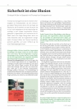 Vorschauseite 1: Sicherheit ist eine Illusion.