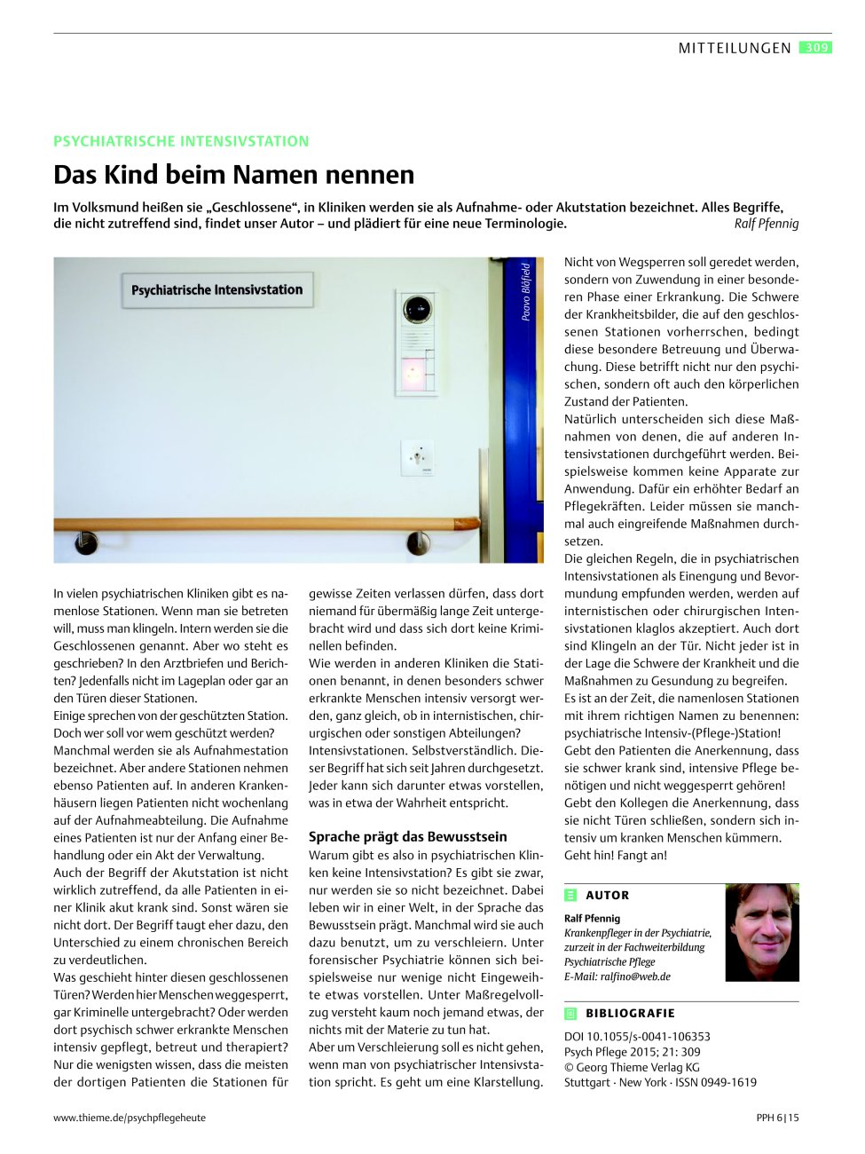 Vorschauseite 1: Das Kind beim Namen nennen