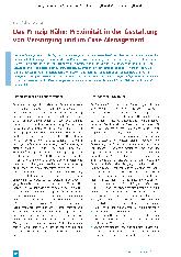 Vorschauseite 1: Das Prinzip Nähe: Proximität in der Gestaltung von Versorgung und im Case Management