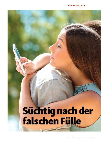 Vorschauseite 1: Süchtig nach der falschen Fülle