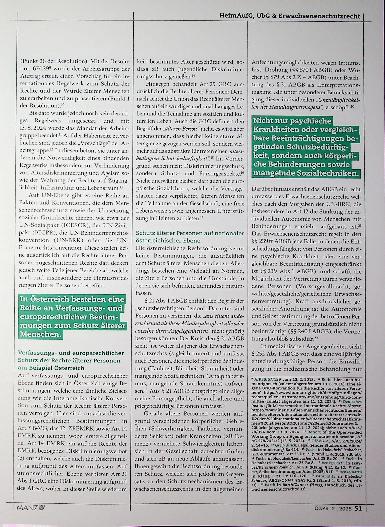 Vorschauseite 3: Braucht es eine internationale Konvention zum Schutz der Rechte älterer Menschen? I