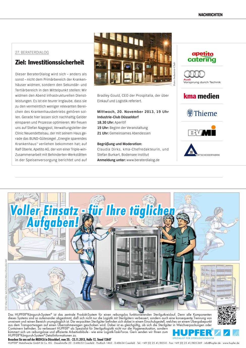 Vorschauseite 1: Ziel: Investitionssicherheit